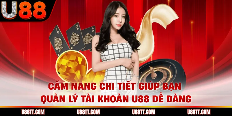 Cẩm nang chi tiết giúp bạn quản lý tài khoản U88 dễ dàng 