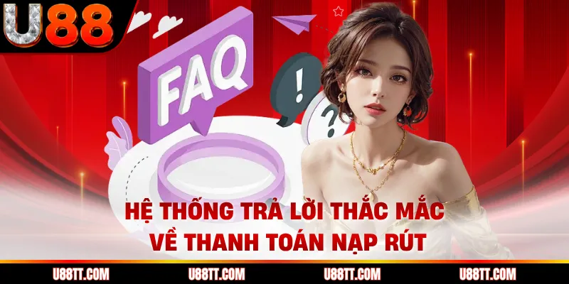 Hệ thống trả lời thắc mắc về thanh toán nạp rút