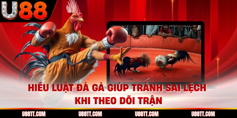 Hiểu luật đá gà giúp tránh sai lệch khi theo dõi trận