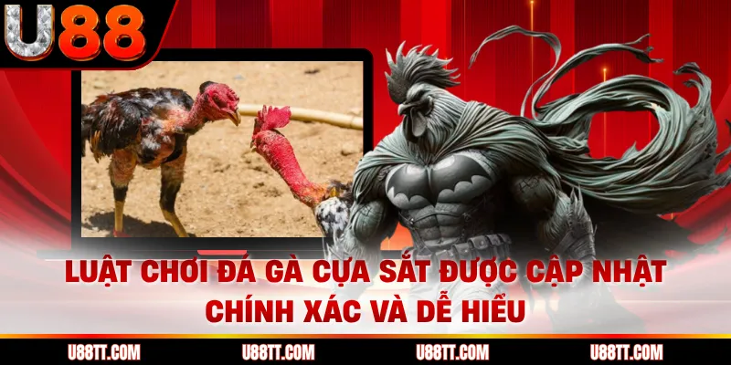 Luật chơi đá gà cựa sắt được cập nhật chính xác và dễ hiểu 