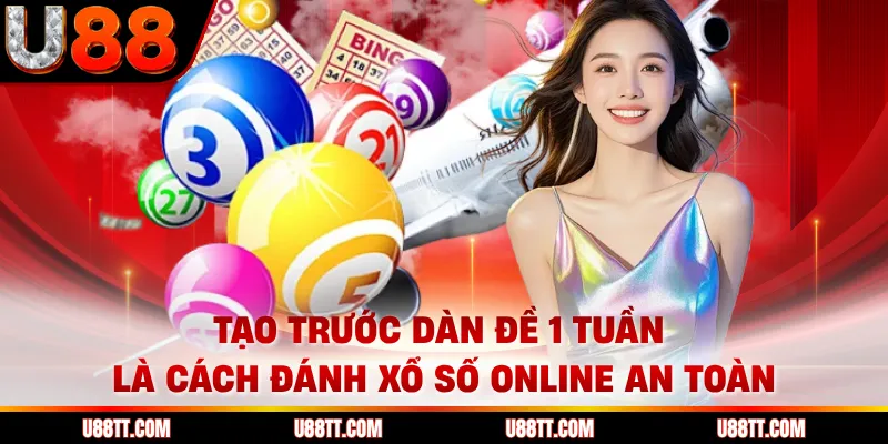 Tạo trước dàn đề 1 tuần là cách đánh xổ số online an toàn