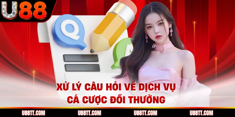 Xử lý câu hỏi về dịch vụ cá cược đổi thưởng